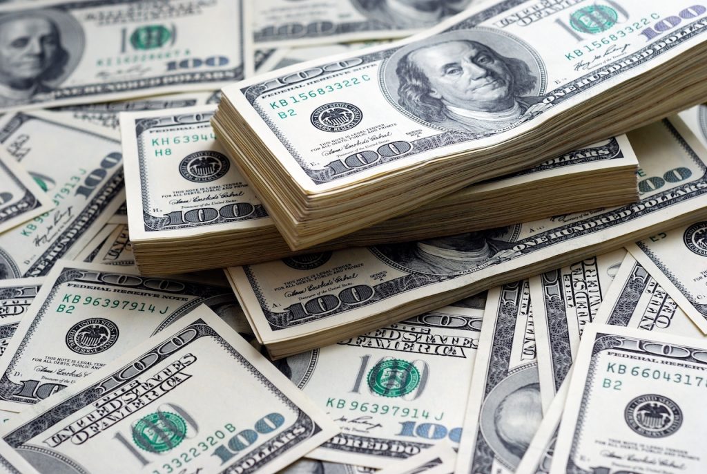 pile of cash